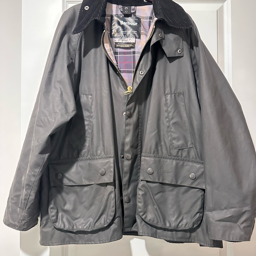 Barbour Men's black bedale Waxed Field Jacket